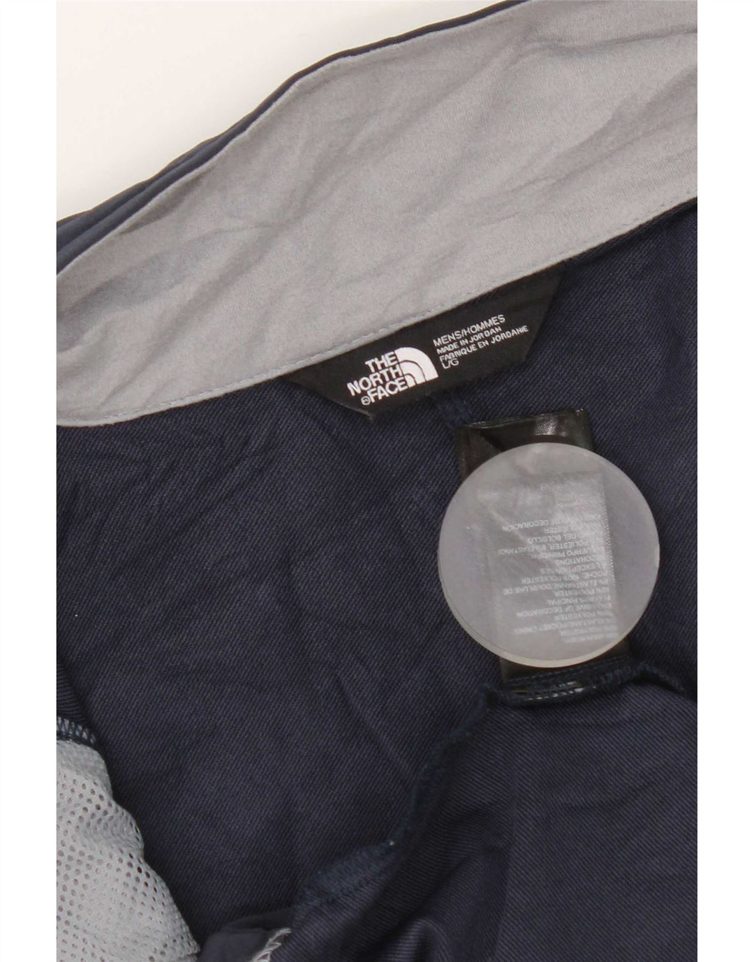Giacca da tuta da uomo The North Face grande in poliestere color block grigio