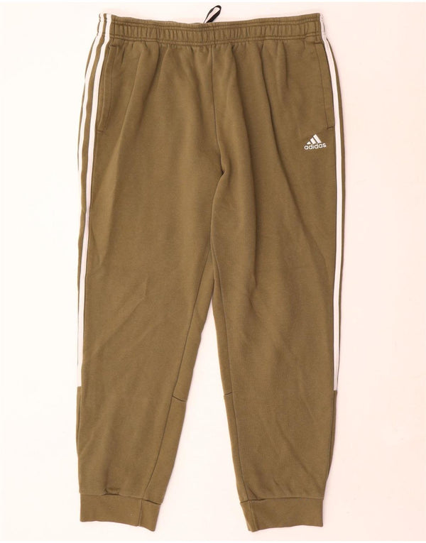 Pantaloni da tuta da uomo Adidas Joggers XL in cotone kaki
