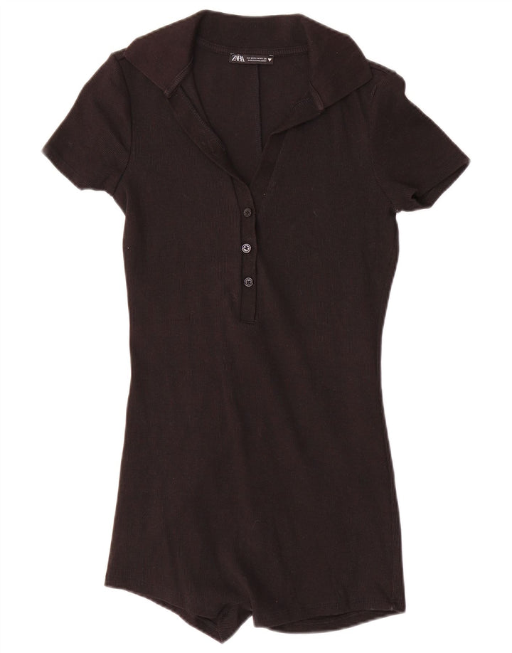 Tutina corta da donna Zara UK 12 media nera