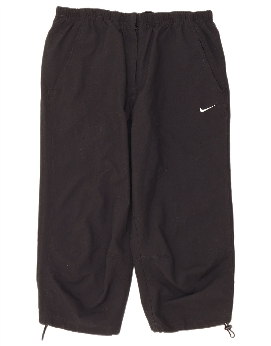 Pantaloni della tuta Nike Capri da donna UK 10/12 poliestere nero medio