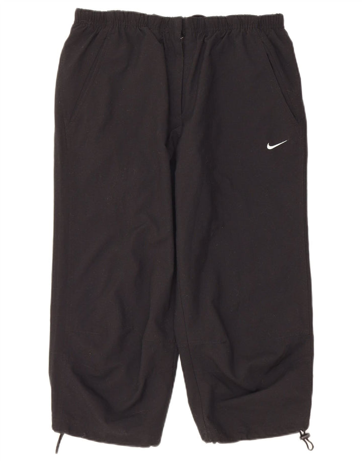 Pantaloni della tuta Nike Capri da donna UK 10/12 poliestere nero medio