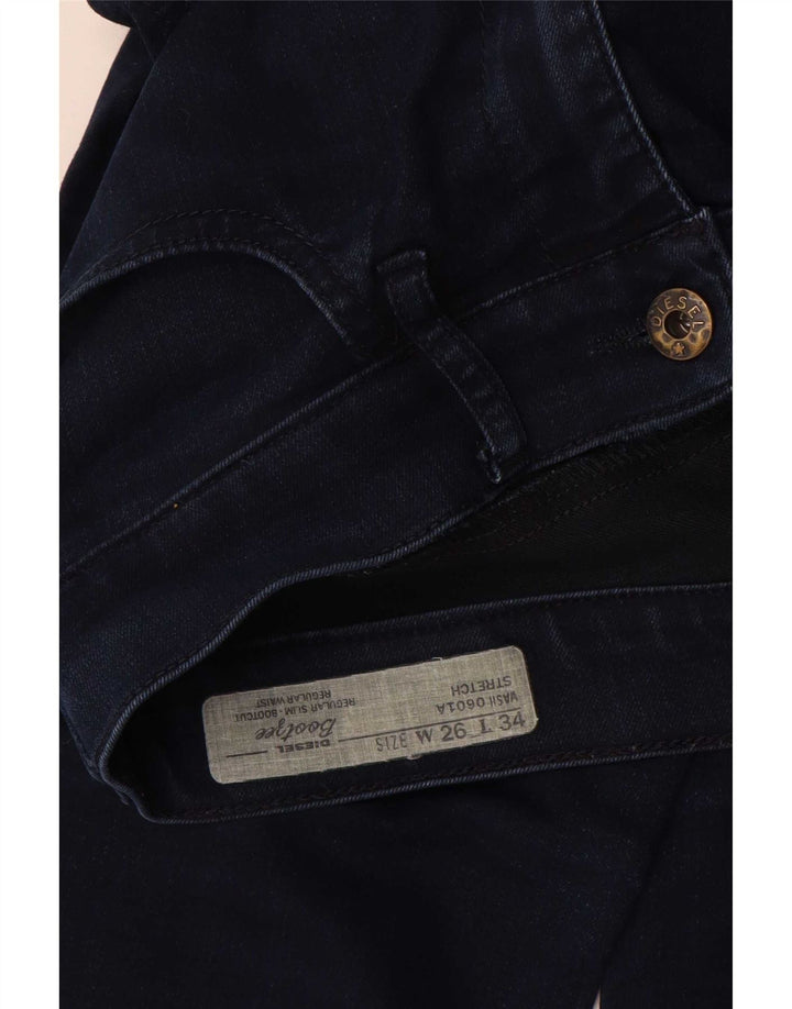 Jeans Bootzee Regular Slim Bootcut da Donna Diesel W26 L34 Cotone Blu Navy