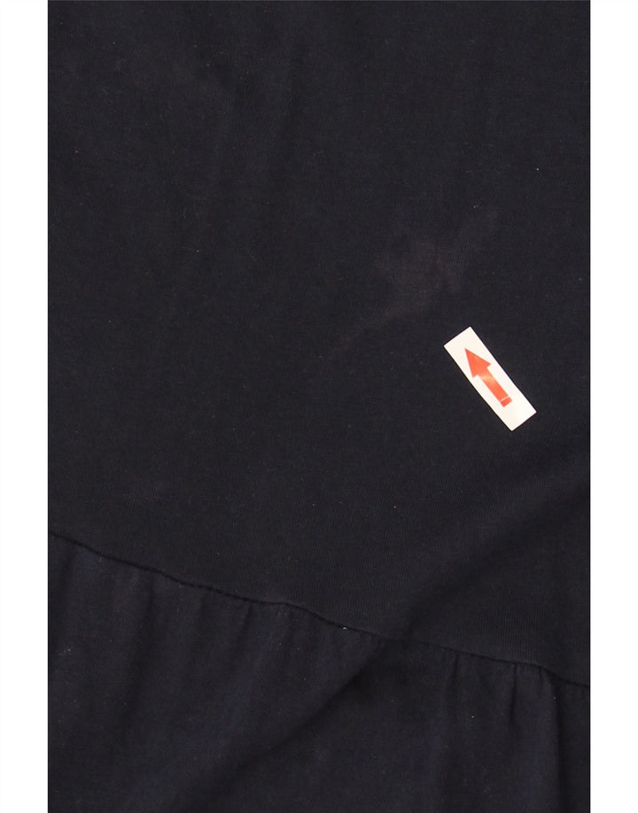 Abito lungo regolare da donna Marks & Spencer UK 14 cotone blu navy medio