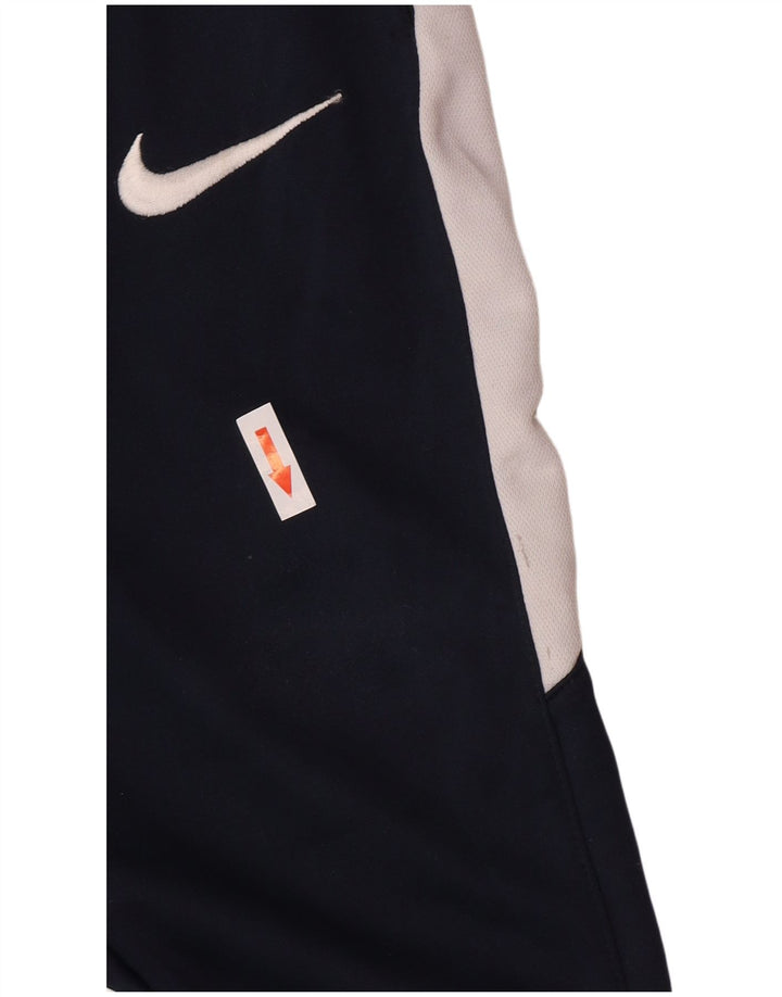 Pantaloni della tuta da ragazzo Nike 6-7 anni Large Blu Navy Colourblock