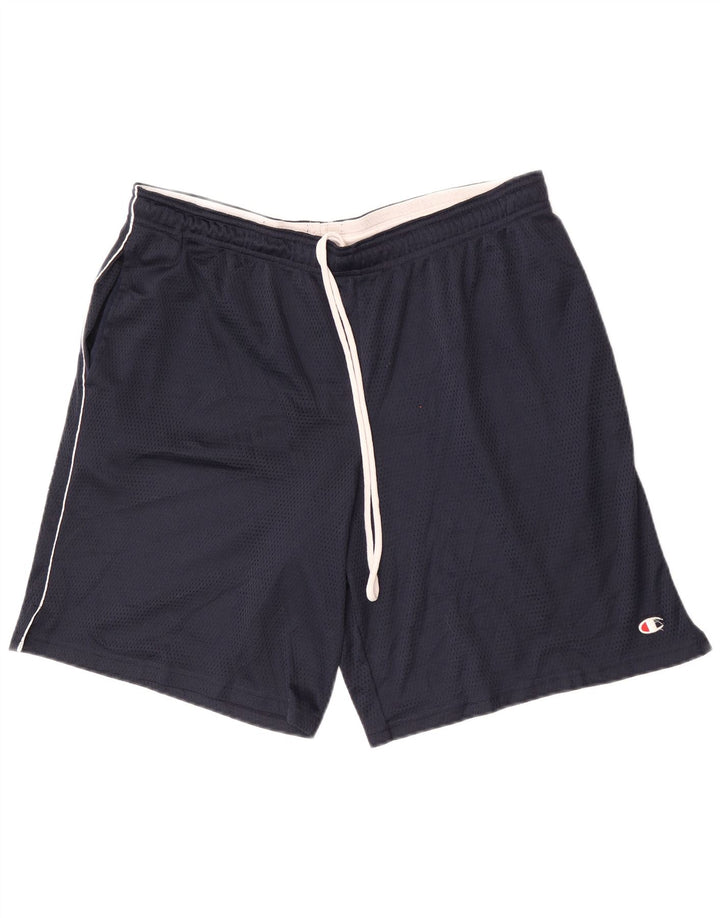 Pantaloncini sportivi da uomo Champion grandi blu navy
