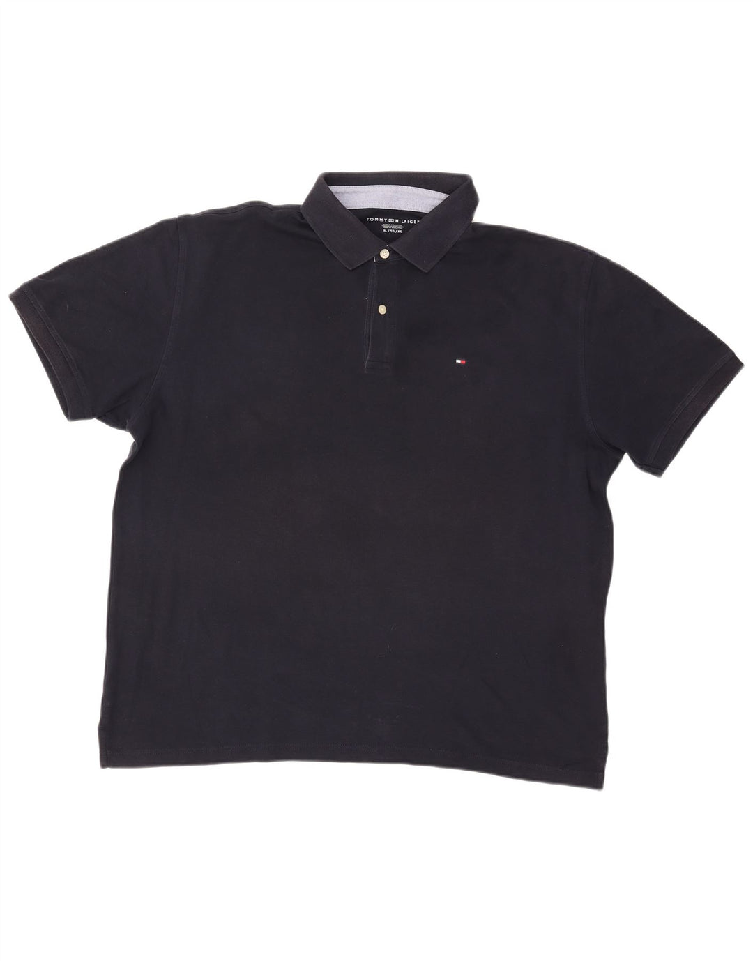 Polo da uomo Tommy Hilfiger XL in cotone blu navy