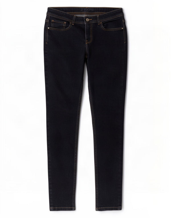 Jeans skinny a vita bassa Z1975 da donna Zara EU 38 Small W28 L31 Blu navy