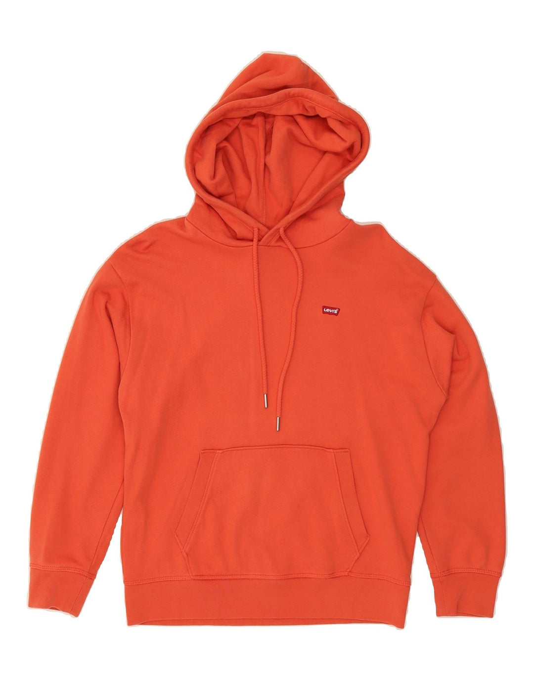 LEVI'S Mens Hoodie Jumper XS Orange Cotton Vintage Levi's and Second-Hand Levi's from Messina Hembry 