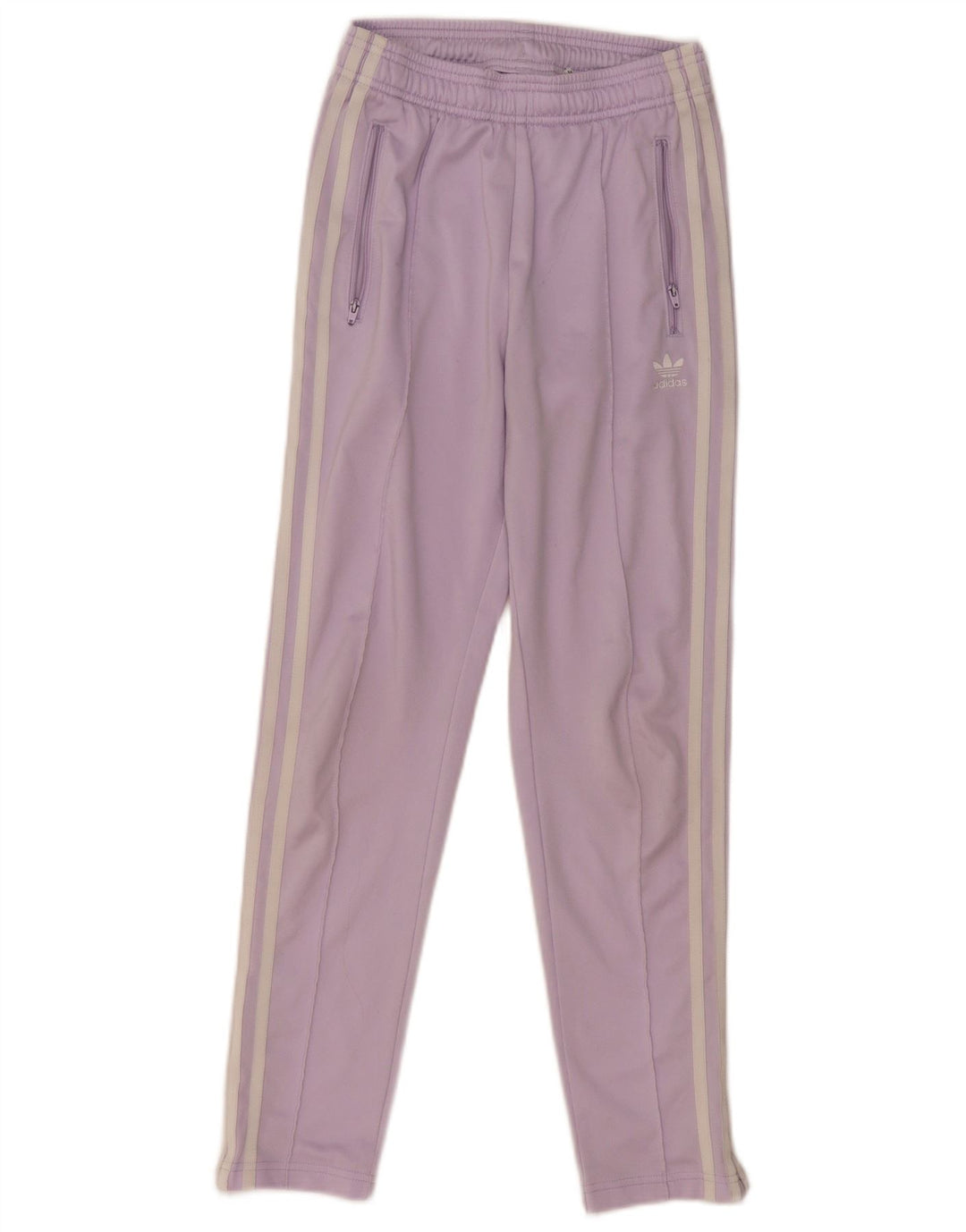 Pantaloni della tuta da bambina ADIDAS 11-12 anni in poliestere viola