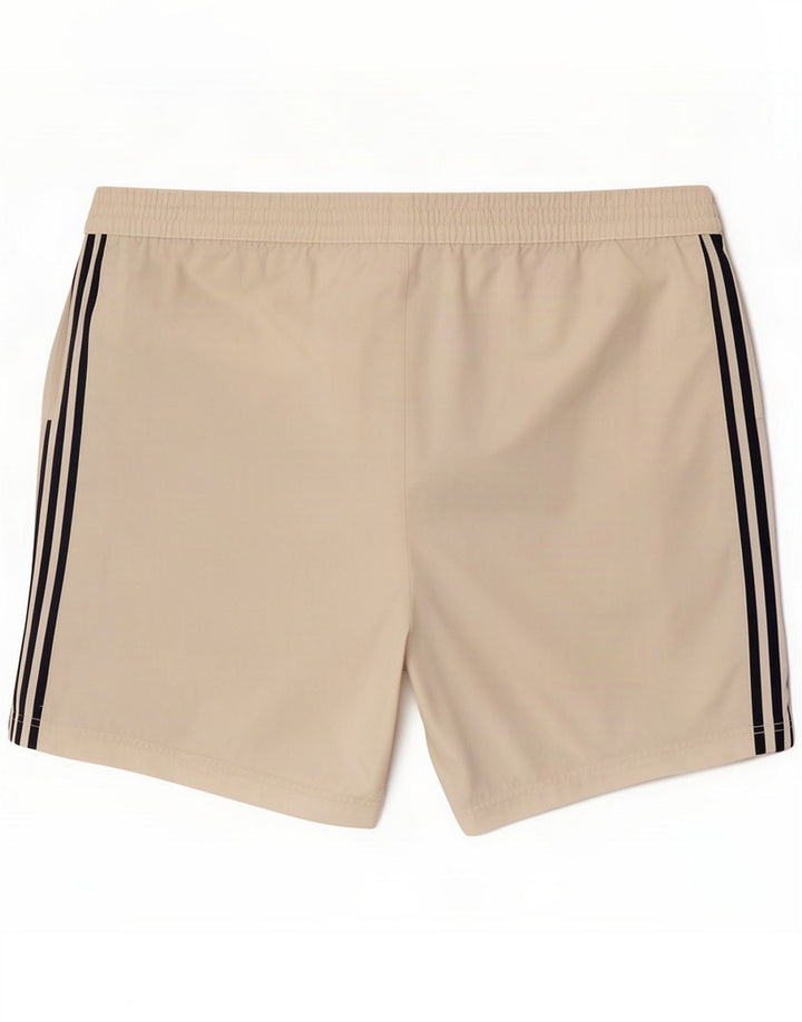 Adidas Pantaloncini sportivi da uomo grandi bianchi in poliestere