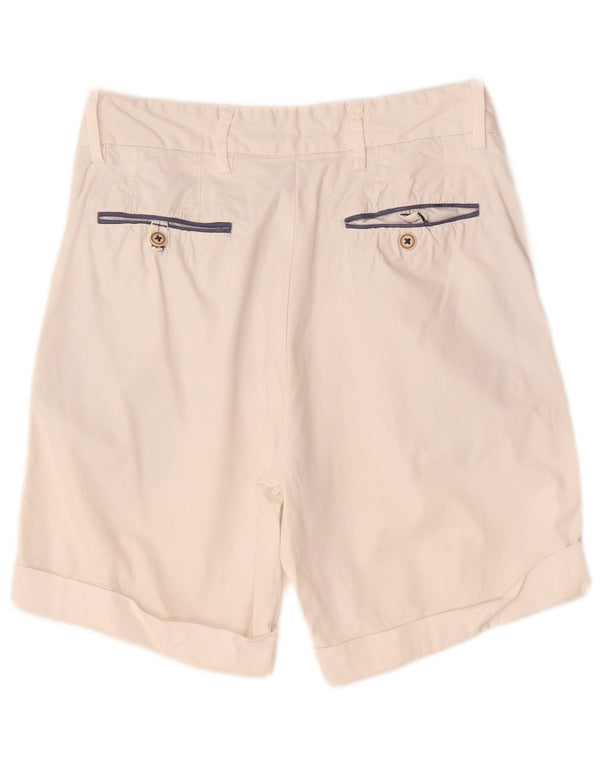 Zara Pantaloncini chino da uomo EU 38 Small W30 Cotone bianco