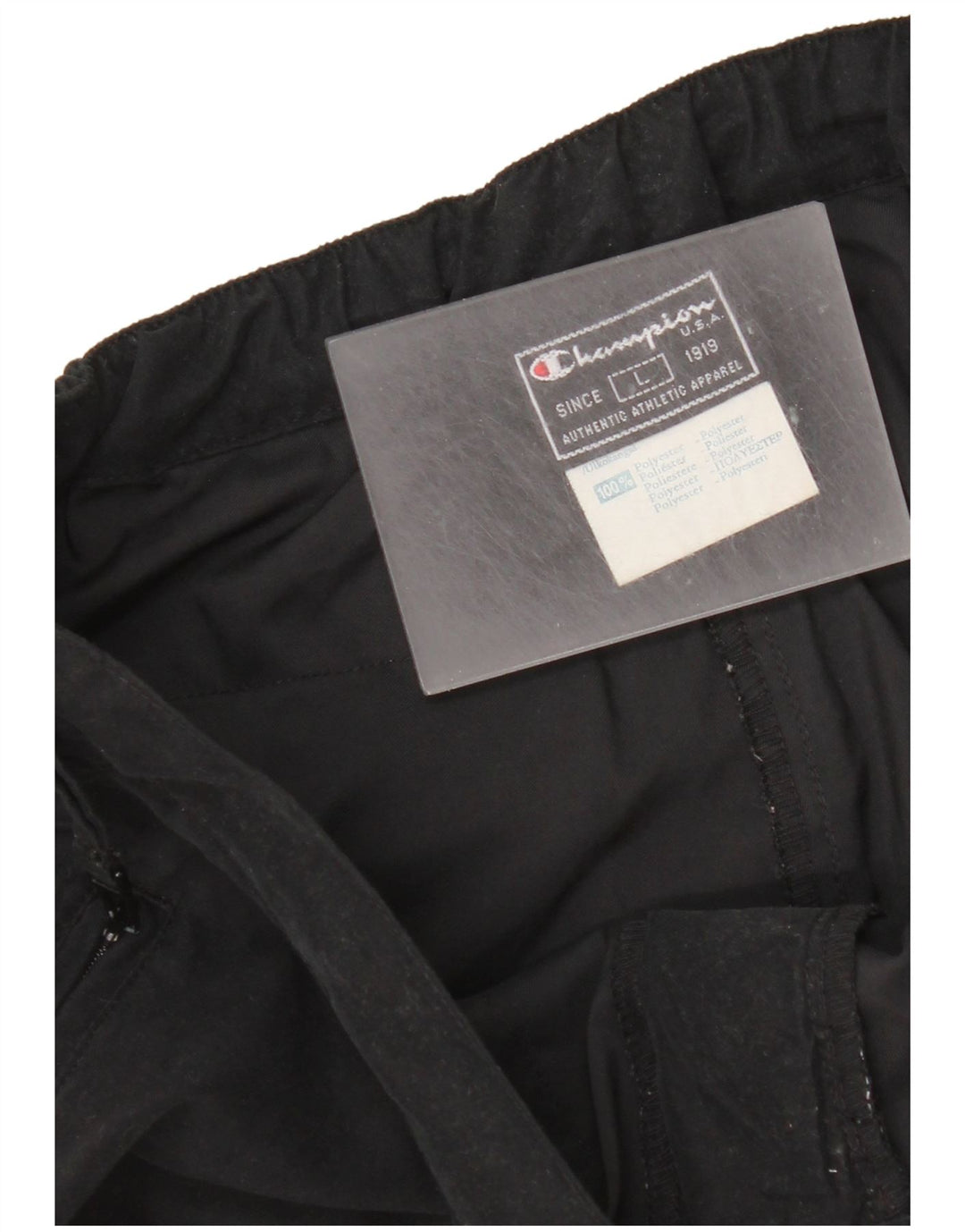 Pantaloni chino dritti da donna Champion grandi W32 L32 poliestere nero