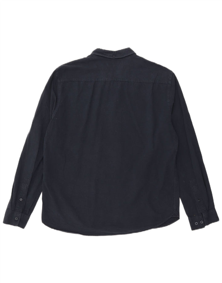 JACK WILLS Camicia slim fit da uomo grande blu navy