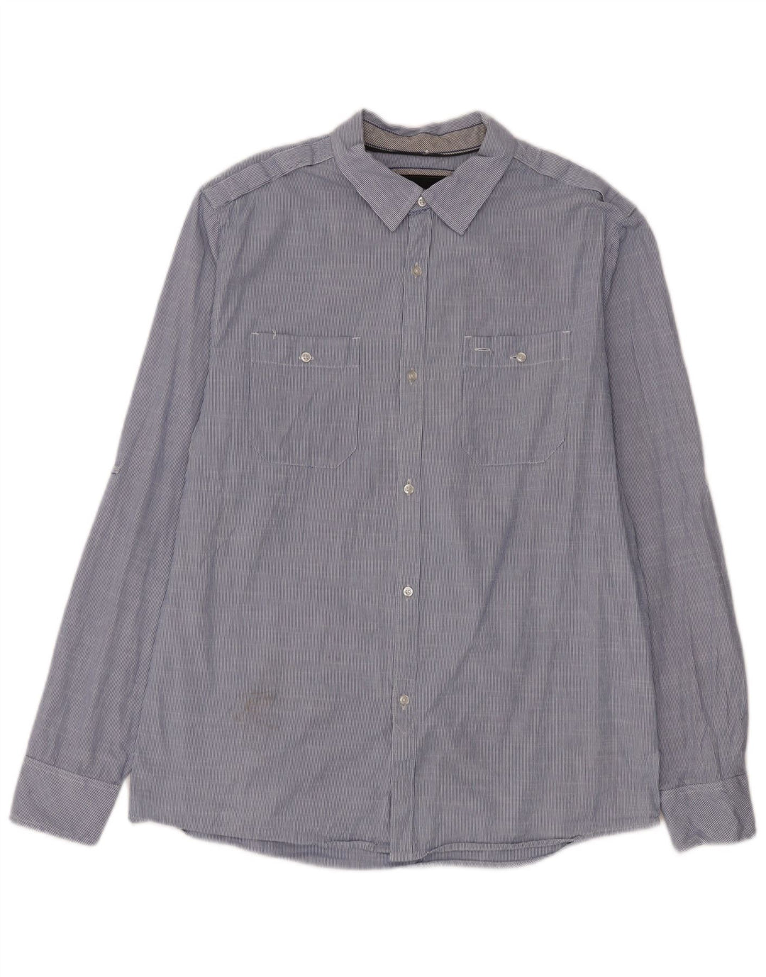 Camicia grafica da uomo Billabong grande cotone gessato blu