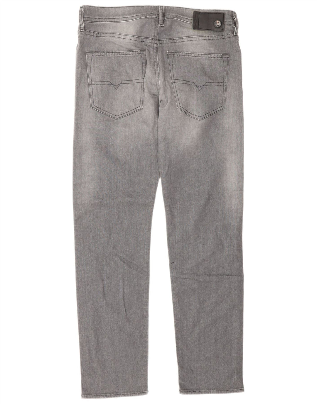Jeans dritti da uomo Diesel W30 L30 cotone grigio