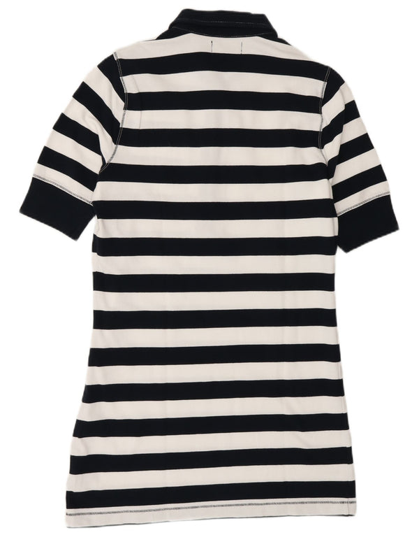 Abito da donna Polo Ralph Lauren UK 14 Grande cotone a righe blu navy