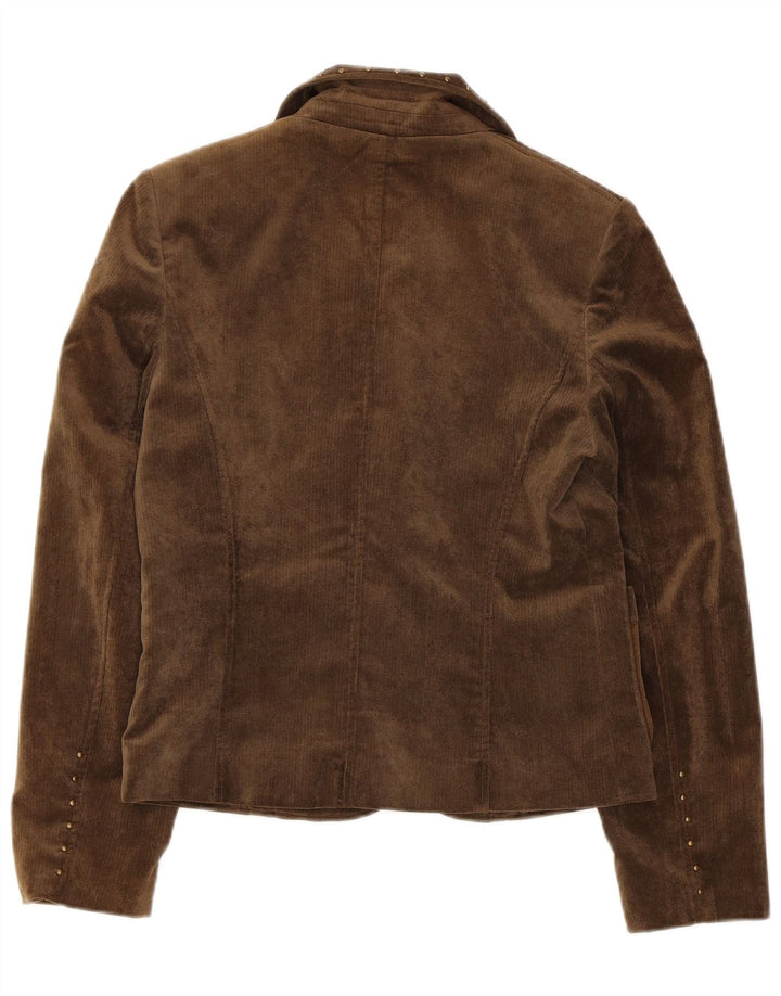 Giacca Blazer da Donna in Velluto a Coste a 3 Bottoni Roberta IT 44 Cotone Beige Medio