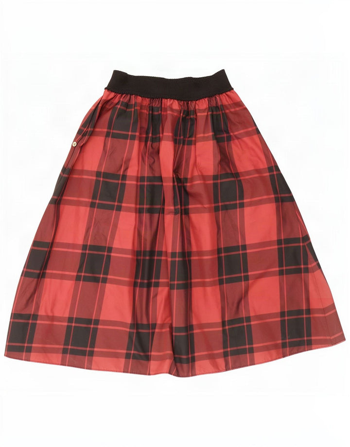 Gonna svasata da donna Penny Black piccola W26 in poliestere a quadri bordeaux