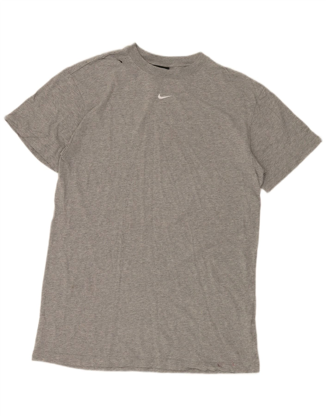 T-shirt da uomo NIKE Top in cotone grigio medio