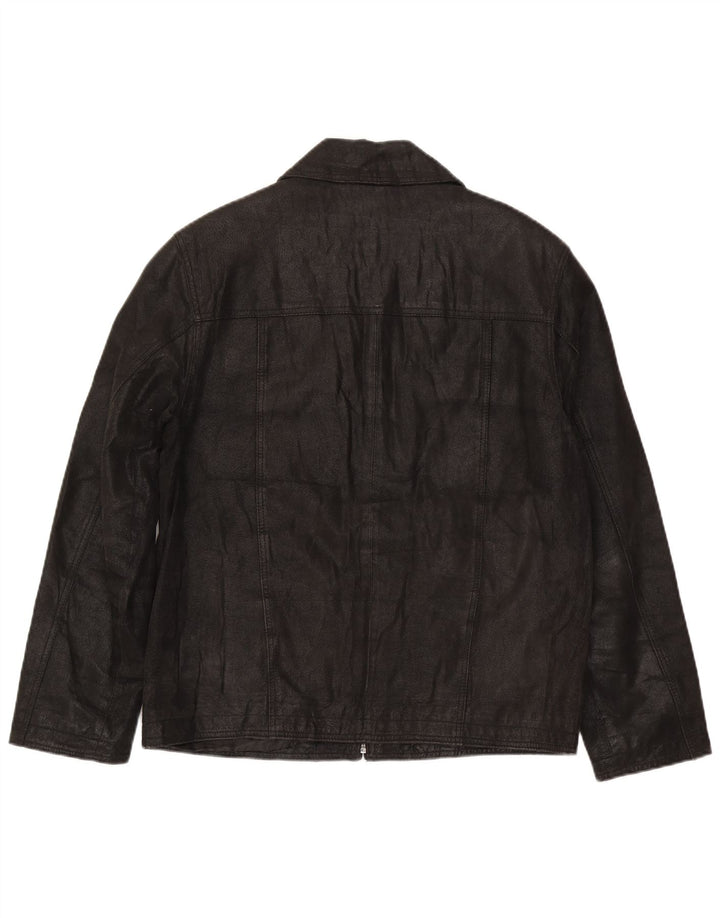 Giacca in pelle da uomo In Extenso UK 38 media nera