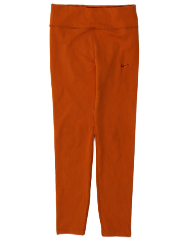 Leggings Nike Bambina 10-11 anni Poliestere Arancione Medio