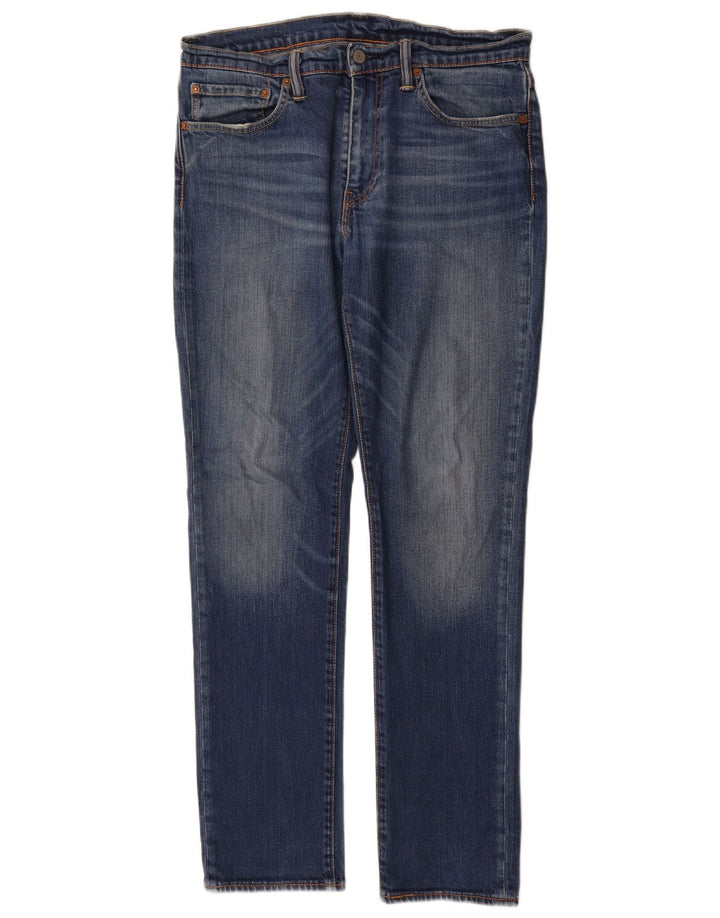 Jeans slim da uomo Levi's W34 L32 in cotone blu