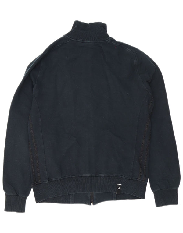 Giacca da tuta da uomo Adidas UK 36/38 Small Blu Navy Cotone