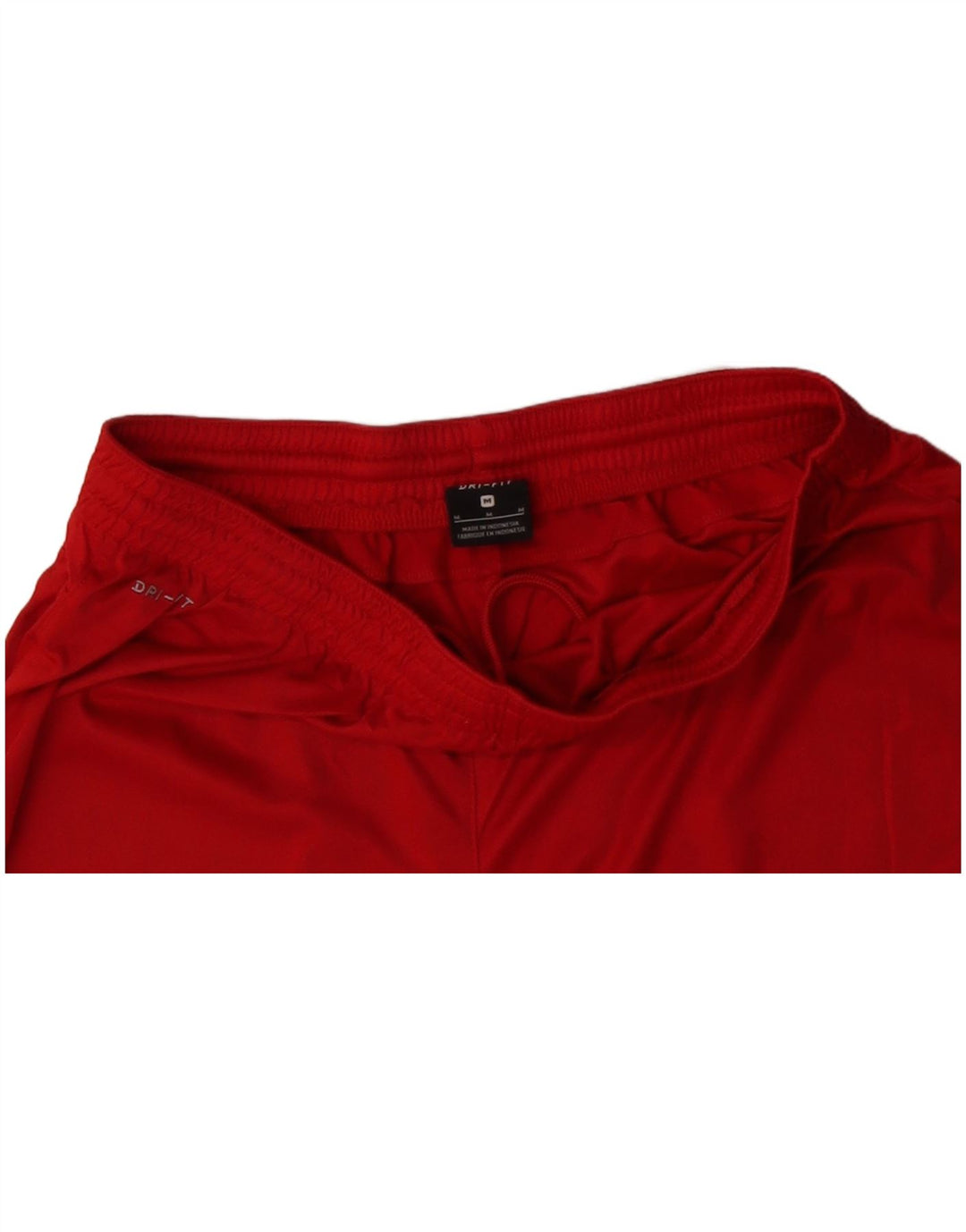 Pantaloncini sportivi NIKE Dri Fit da uomo in poliestere rosso medio