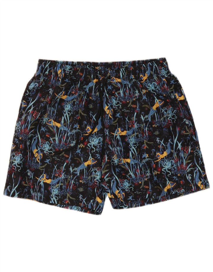 Pantaloncini da bagno da uomo con motivo astratto Scout, piccoli, in poliestere multicolore