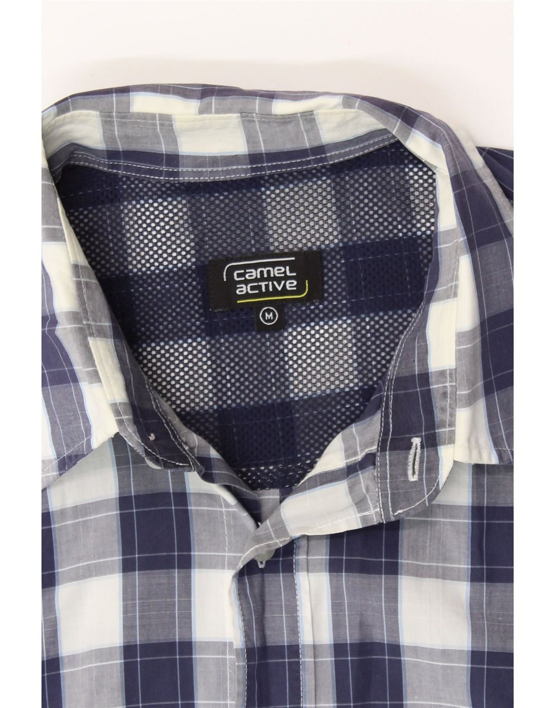 CAMEL ACTIVE Camicia da uomo a quadri blu navy medio