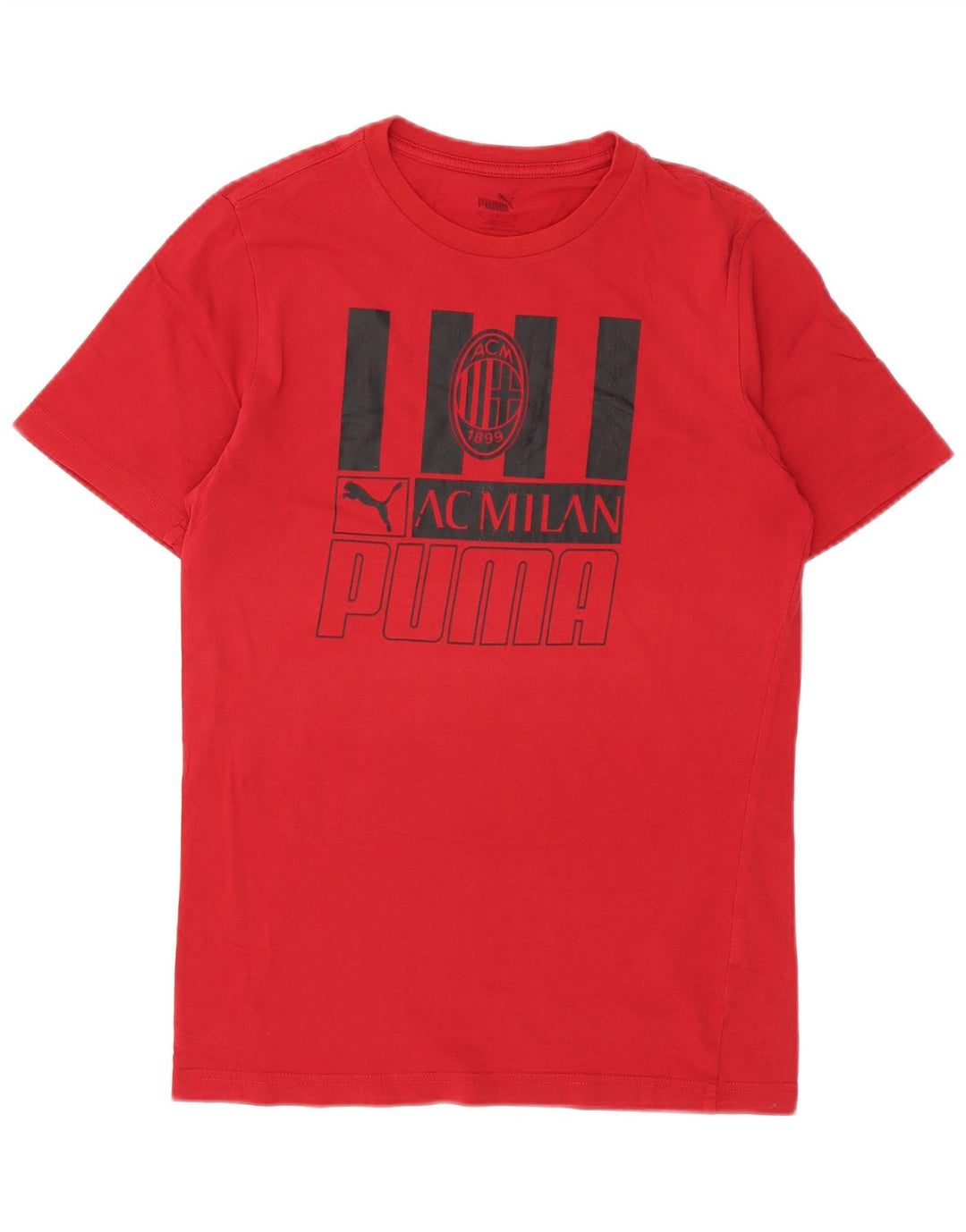 Puma Uomo AC Milan T-shirt grafica Top Small Rossa