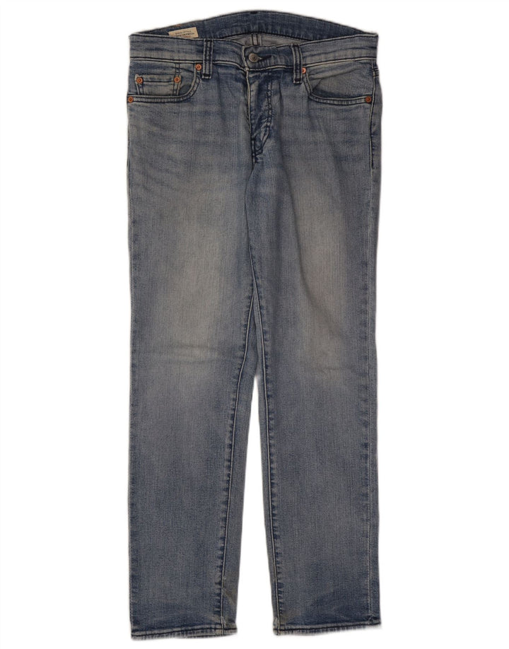 LEVI'S Jeans 511 Slim da Donna W29 L30 Blu Cotone