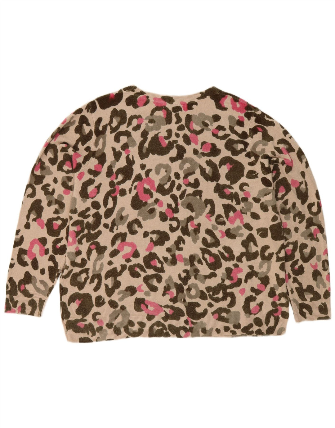 Maglione da donna con scollo a barca con motivo astratto Marks & Spencer UK 20 2XL