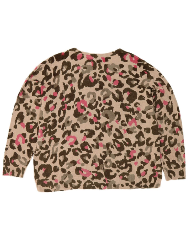 Maglione da donna con scollo a barca con motivo astratto Marks & Spencer UK 20 2XL