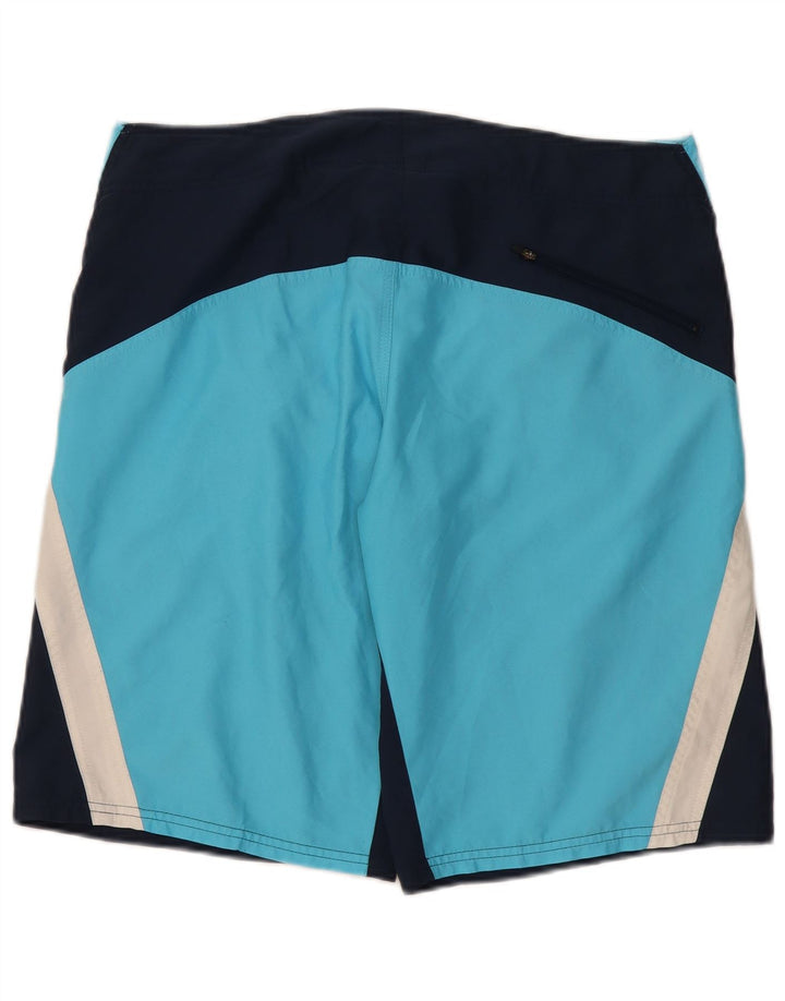 Pantaloncini da bagno Nike da uomo grandi color block blu navy