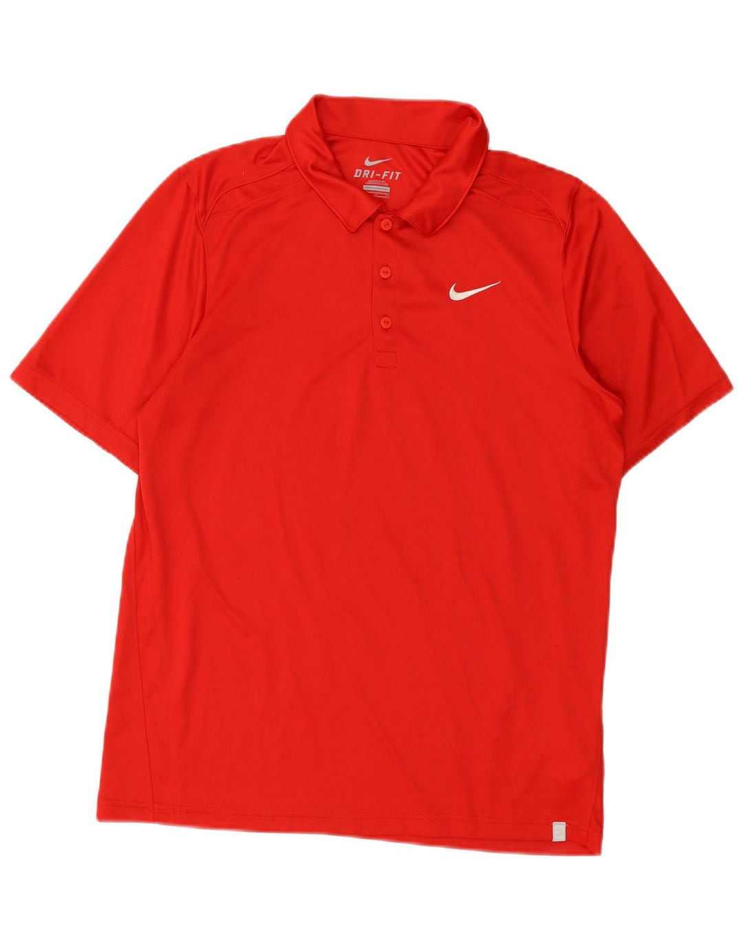 Polo Nike da uomo Dri Fit piccola rossa in poliestere