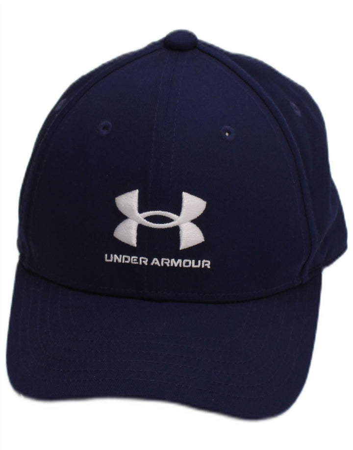 Berretto da baseball grafico da ragazzo Under Armour Taglia unica Sport in poliestere blu navy