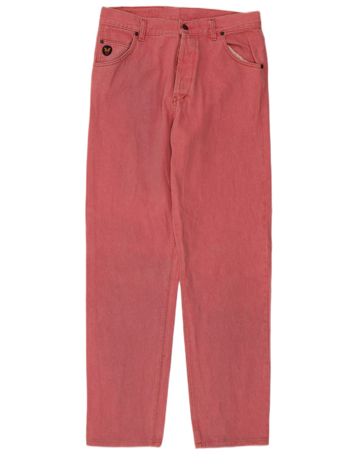 Jeans affusolati da uomo Avirex W38 L33 cotone rosa