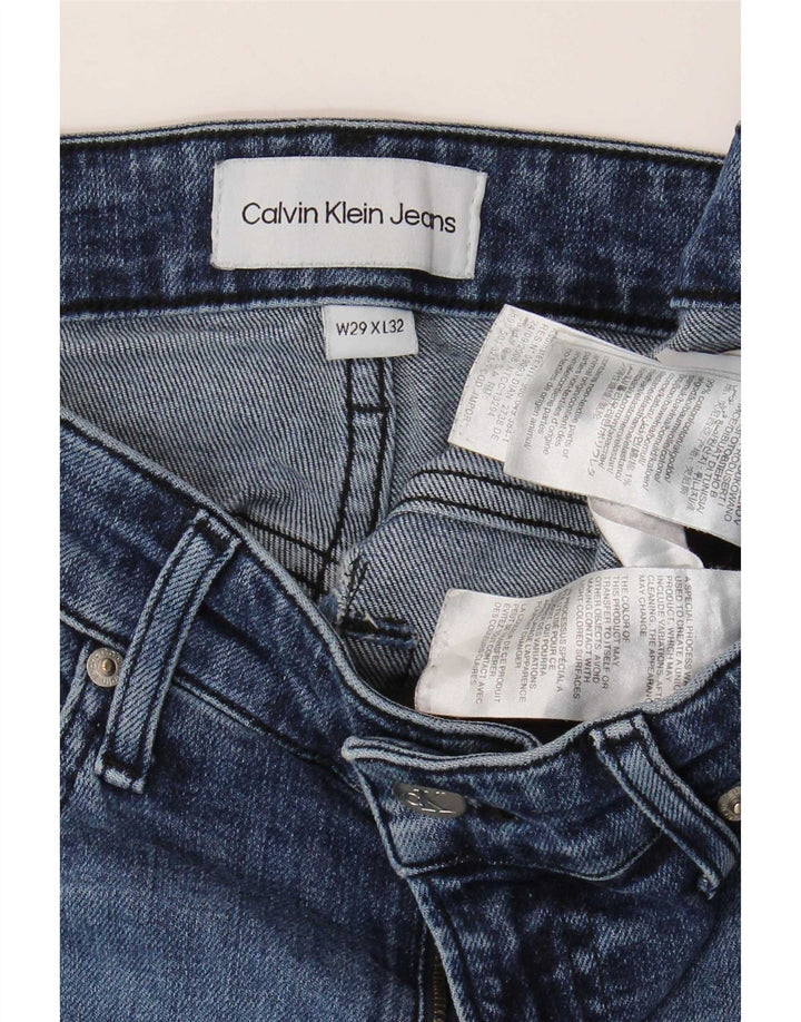 Jeans slim da uomo Calvin Klein W29 L32 cotone blu