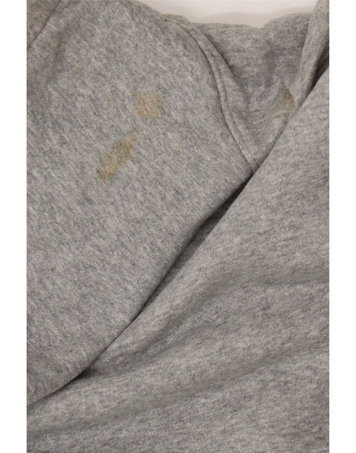 Felpa con cappuccio da uomo Nike 3XL cotone chiazzato grigio