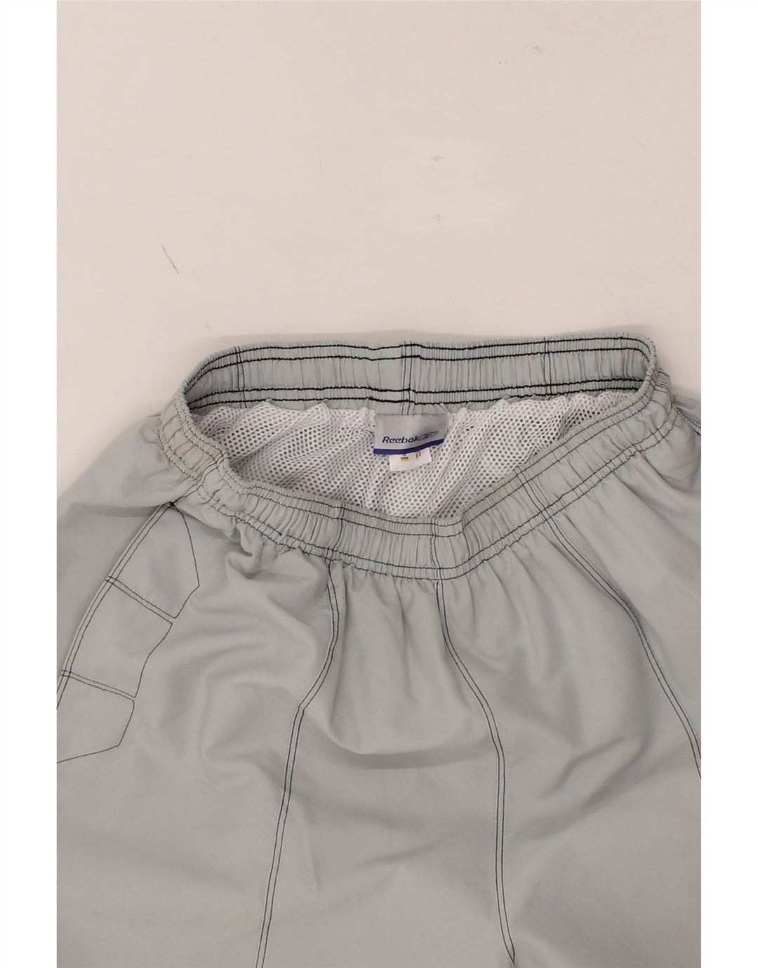 REEBOK Mens Sport Shorts Medium  Blue Polyester Vintage Reebok and Second-Hand Reebok from Messina Hembry 