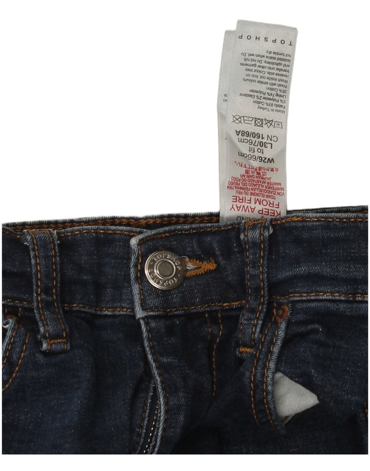 Jeans svasati da donna Topshop W26 L29 cotone blu