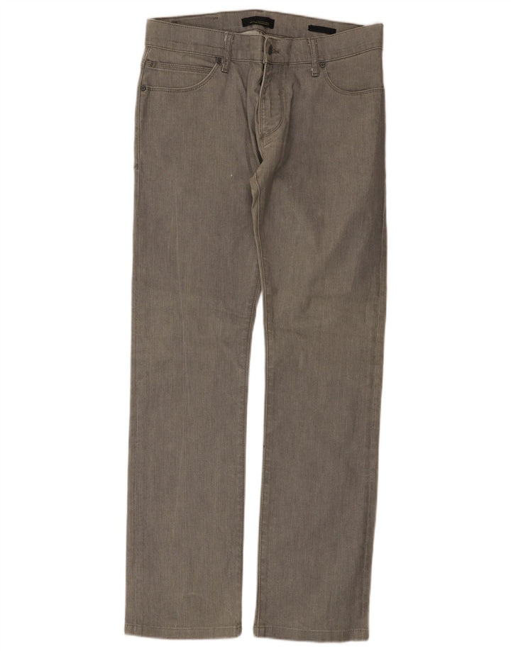 Jeans dritti da uomo Zara EU 42 Large W32 L32 Grigio