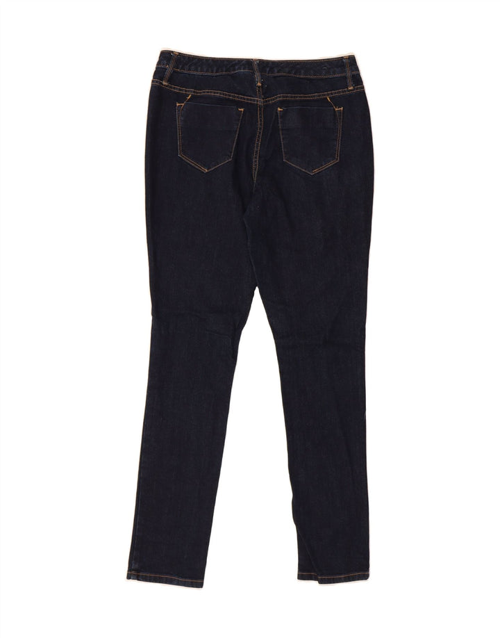 MOSSIMO Womens Coupe Ajustee Skinny Jeans US 4 Small W27 L29 Navy Blue Vintage Mossimo and Second-Hand Mossimo from Messina Hembry 