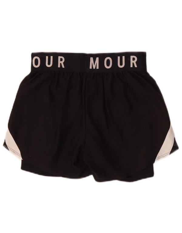 Pantaloncini sportivi Under Armour da donna Heat Gear UK 4 XS Black Colourblock
