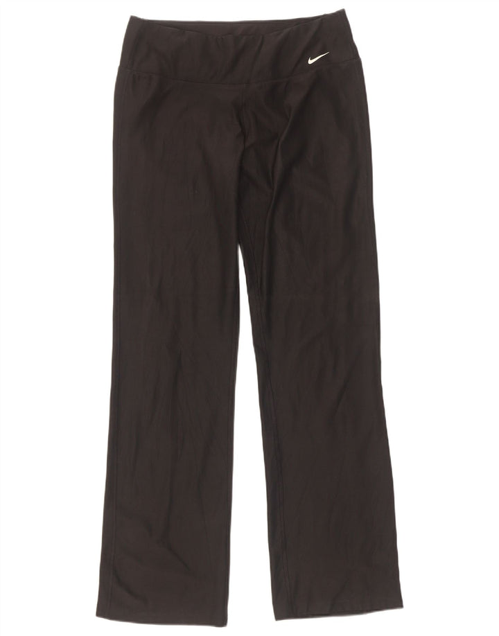 Pantaloni da tuta Nike Dri Fit da donna UK 14 Medium Nero Poliestere
