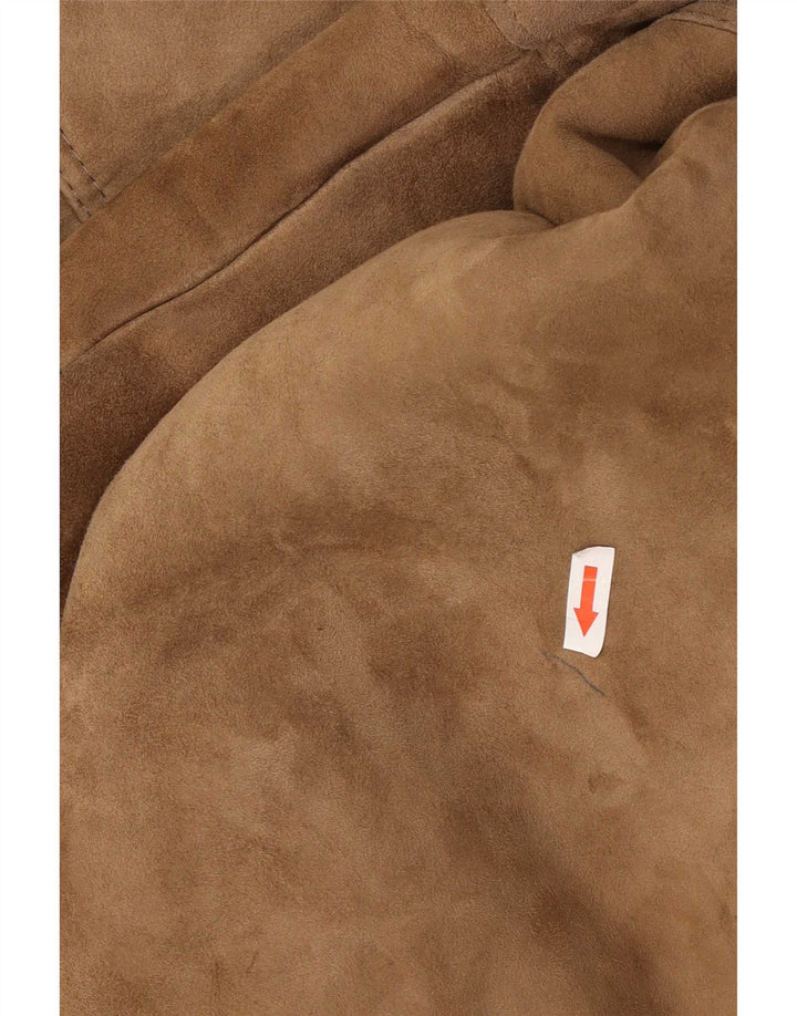Giubbotto in shearling vintage da uomo IT 52 XL Beige