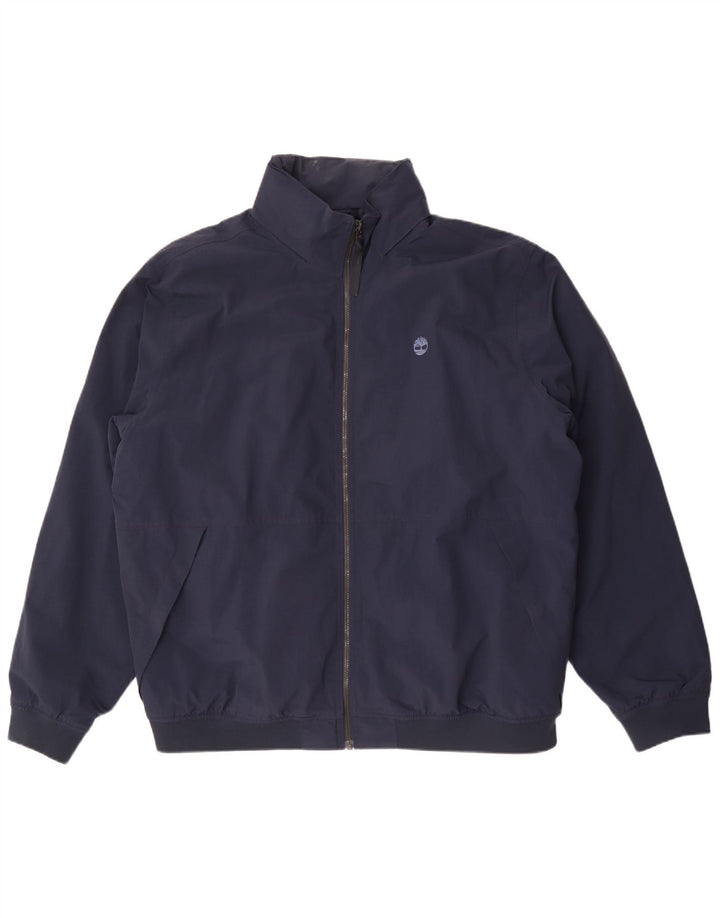 Giacca bomber con cappuccio da uomo Timberland UK 44 2XL Blu navy