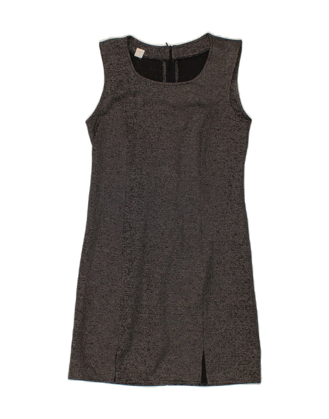 VINTAGE Womens Sleeveless Sheath Dress EU 36 Small Grey Flecked Vintage Vintage and Second-Hand Vintage from Messina Hembry 