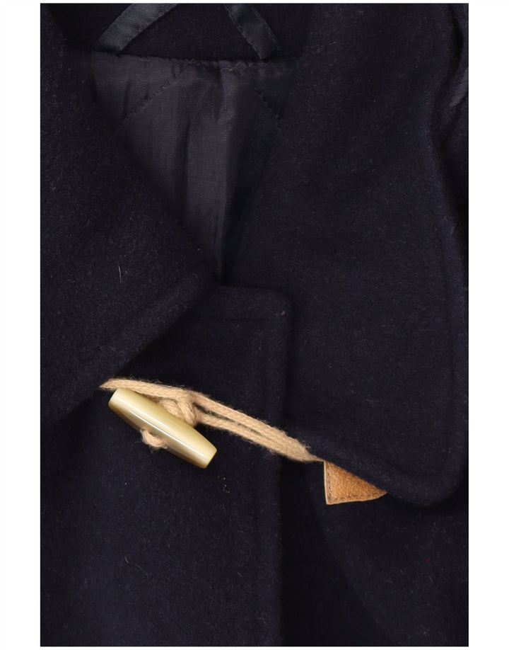 Montgomery con cappuccio da donna vintage UK 20 2XL Blu navy